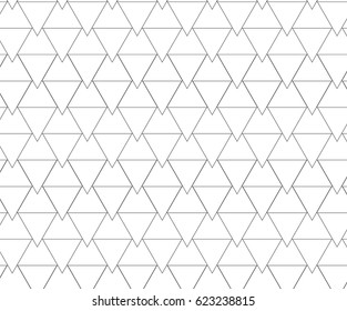 Geometric pattern of triangle lines.