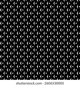 Geometric Pattern - Triangle and Oval Geometric Shapes (Black, White) - Repeating Vector Image; Easily Editable; Endless Design; Colorful lIlustration. Print for Gift Paper, Packaging, etc.
