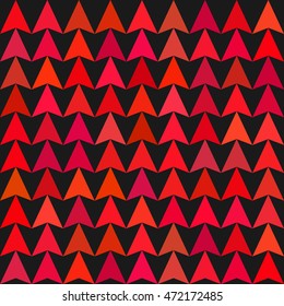 Geometric pattern of triangles