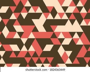 Geometric pattern. Triangles Background. Elegant design for typography, covers, Wallpapers, screenshots Vector illustration. 