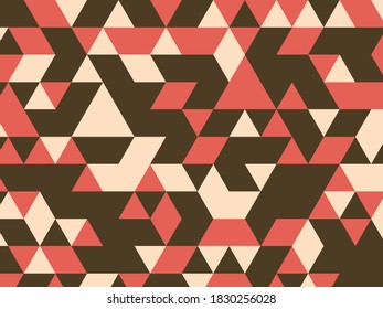 Geometric pattern. Triangles Background. Elegant design for typography, covers, Wallpapers, screenshots Vector illustration. 