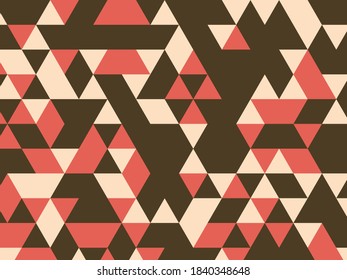 Geometric pattern. Triangles Background. Elegant design for typography, covers, Wallpapers, screenshots Vector illustration. 