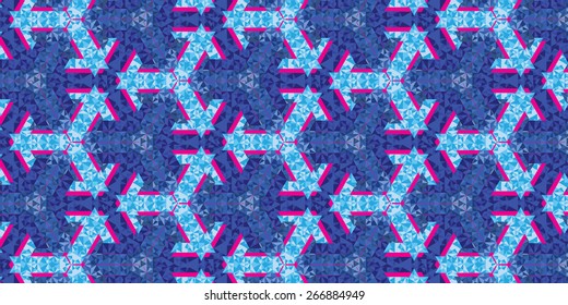 Geometric pattern, triangles background Vector illustration