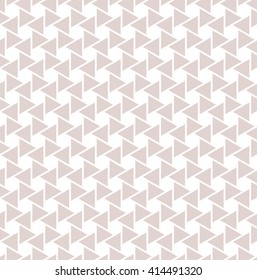 The geometric pattern with triangles. Seamless vector background. 