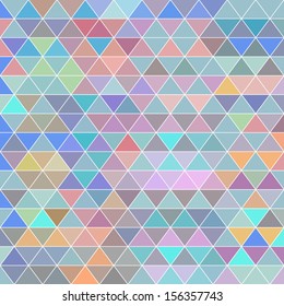 Geometric pattern with triangles in vector