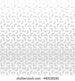 The geometric pattern with triangles. Vector background. Gray and white texture. Stylish graphic pattern.