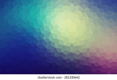 Geometric pattern with triangles. Vector illustration for web design