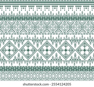 Geometric pattern tribal ethnic fabric style. Abstract geometric ethnic seamless pattern. Geometric ethnic pattern design for clothing, textile, wrapping, background, wallpaper, carpet, embroidery