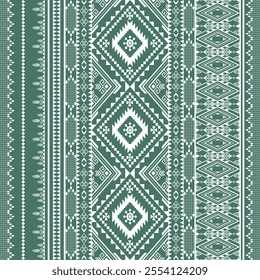 Geometric pattern tribal ethnic fabric style. Abstract geometric ethnic seamless pattern. Geometric ethnic pattern design for clothing, textile, wrapping, background, wallpaper, carpet, embroidery