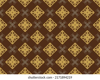 Geometric Pattern with Tribal Shape. Designed in Ikat, Boho, Aztec, Folk, Motif, Gypsy, Luxury Arabic Style. Ideal for Fabric Garment, Ceramics, Wallpaper. Vector Illustration