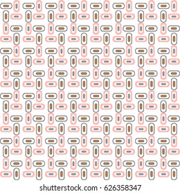 Geometric pattern for use in interior design,clothing,accessories.
Endless texture for the fill.Colored background for web pages,printing,
 collage.Abstract seamless pattern.
 Vector illustration.