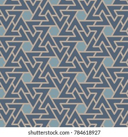 geometric pattern with v shapes forming hexagons