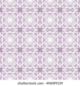 geometric pattern of various shapes. vector illustration. purple gradient.