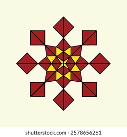 Geometric Pattern Vector Art Illustration Graphic Design for Creative Projects
