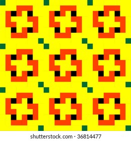 geometric pattern, vector art illustration