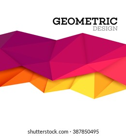 geometric pattern vector background banner abstract design triangle graphics