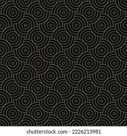 Geometric pattern vector background with circles shapes. Perfect for wallpaper, textile, invitation, packaging and surface design.