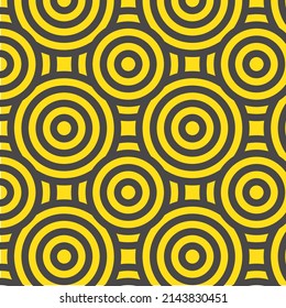 Geometric Pattern Vector Background of Overlapping Circles 