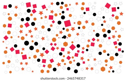Geometric pattern vector background with Scandinavian abstract color or Swiss geometry prints of rectangles, 