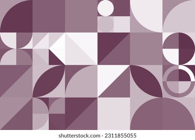 Geometric pattern vector design. Combination shapes