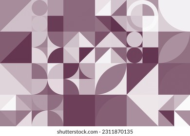 Geometric pattern vector design. Combination shapes