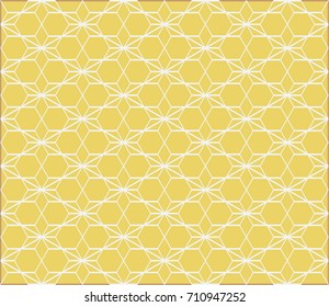geometric pattern vector design for wallpaper, textile, background. yellow