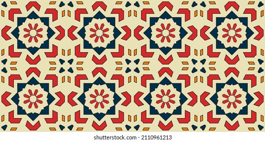 Geometric pattern in vector format style