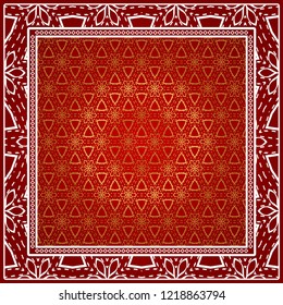 Geometric Pattern. Vector illustration. design for printing, presentation, textile industry.