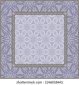 Geometric Pattern. Vector illustration. design for wallpaper, flyer, book, brochure. Steel.