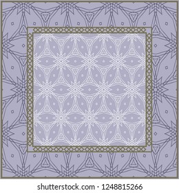 Geometric Pattern. Vector illustration. design for wallpaper, flyer, book, brochure. Steel.