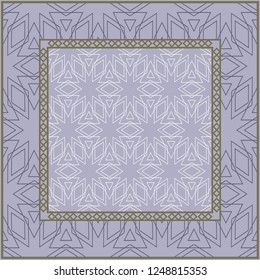 Geometric Pattern. Vector illustration. design for wallpaper, flyer, book, brochure. Steel.