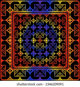 Geometric Pattern. Vector Illustration. Design For Wallpaper, Flyer, Book, Brochure