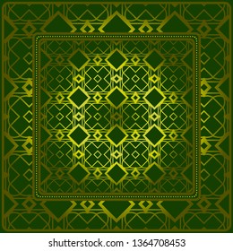 Geometric Pattern. Vector Illustration. Design For Printing, Presentation, Textile Industry.