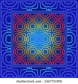 Geometric Pattern. Vector Illustration. Design For Printing, Presentation, Textile Industry.