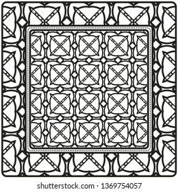 Geometric Pattern. Vector Illustration. Design For Wallpaper, Flyer, Book, Brochure.