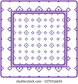 Geometric Pattern. Vector Illustration. Design For Wallpaper, Flyer, Book, Brochure. Purple gradient color.