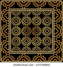 Geometric Pattern. Vector Illustration. Design For Wallpaper, Flyer, Book, Brochure.
