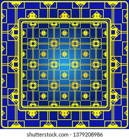 Geometric Pattern. Vector Illustration. Design For Printing, Presentation, Textile Industry.