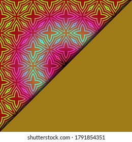  Patrón geométrico. ilustración vectorial. Para tejidos, textiles, bandana, cicatrices, estampado