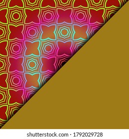  Geometric Pattern. vector illustration. For fabric, textile, bandana, scarg, print