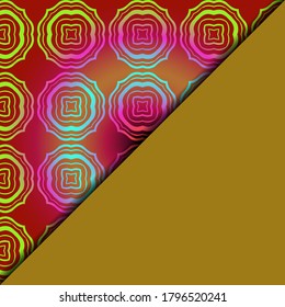  Patrón geométrico. ilustración vectorial. Para tejidos, textiles, bandana, cicatrices, estampado