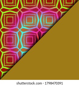  Geometric Pattern. vector illustration. For fabric, textile, bandana, scarg, print