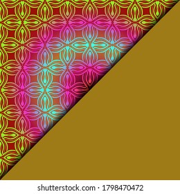 Geometric Pattern. vector illustration. For fabric, textile, bandana, scarg, print