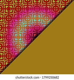  Geometric Pattern. vector illustration. For fabric, textile, bandana, scarg, print