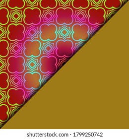  Geometric Pattern. vector illustration. For fabric, textile, bandana, scarg, print