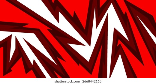 Geometric pattern vector illustration. Sporty racing colored background.