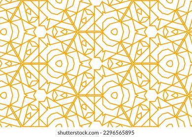 Geometric Pattern vector illutration with line art style