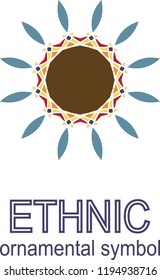  geometric pattern. Vector motif,decoration element. 3D mandala for brochures, invitations, greeting card