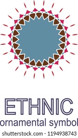  geometric pattern. Vector motif,decoration element. 3D mandala for brochures, invitations, greeting card
