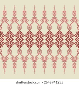  geometric pattern, Vector  seamless pattern, Ethnic southwest pattern use for textile, home decoration element, upholstery